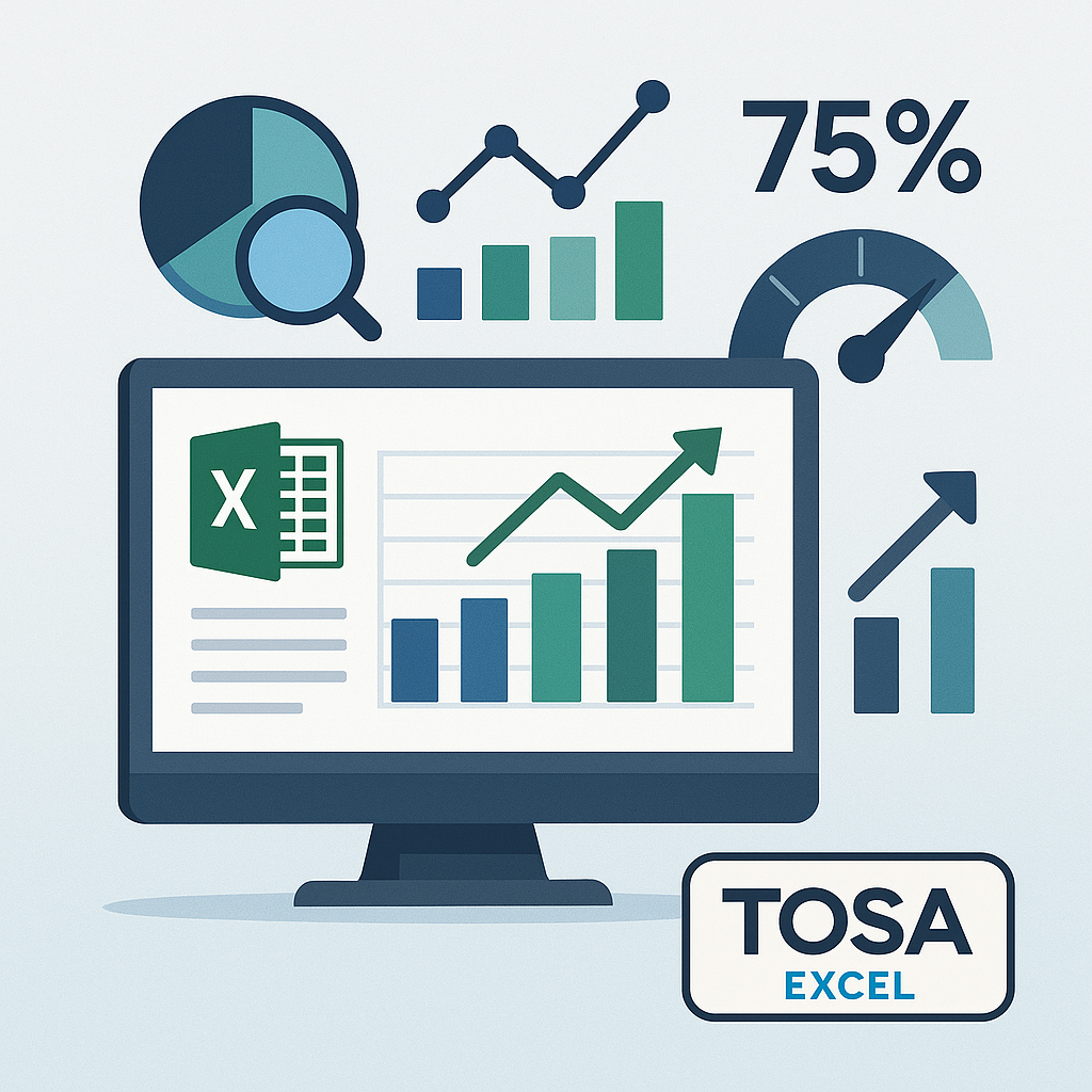 Excel dans un contexte professionnel + évaluation + certification TOSA Excel