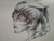 Dessin au stylo bille noir, Arhaman la Sage